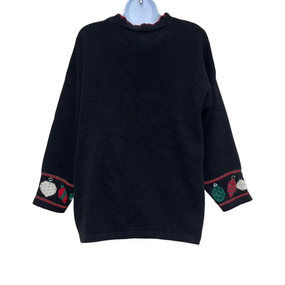 Vintage Nutcracker Pullover Sweater Womens L Teddy Bear Ugly Christmas Holiday - Picture 6 of 9